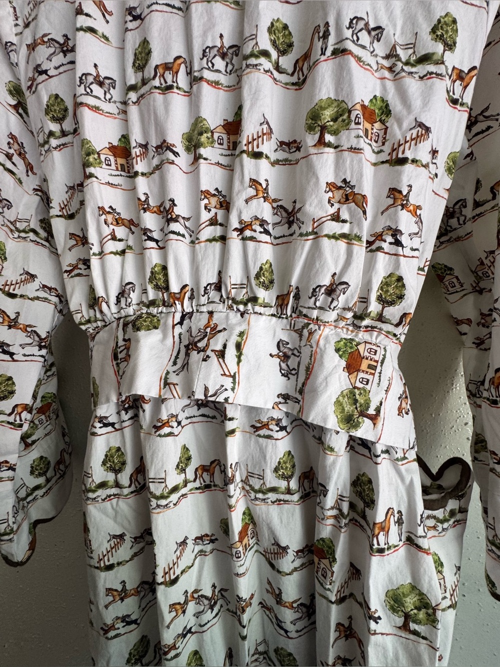 Heidi Carey DAY IN THE COUNTRY CLASSIC ROBE Size Small - Picture 13 of 13